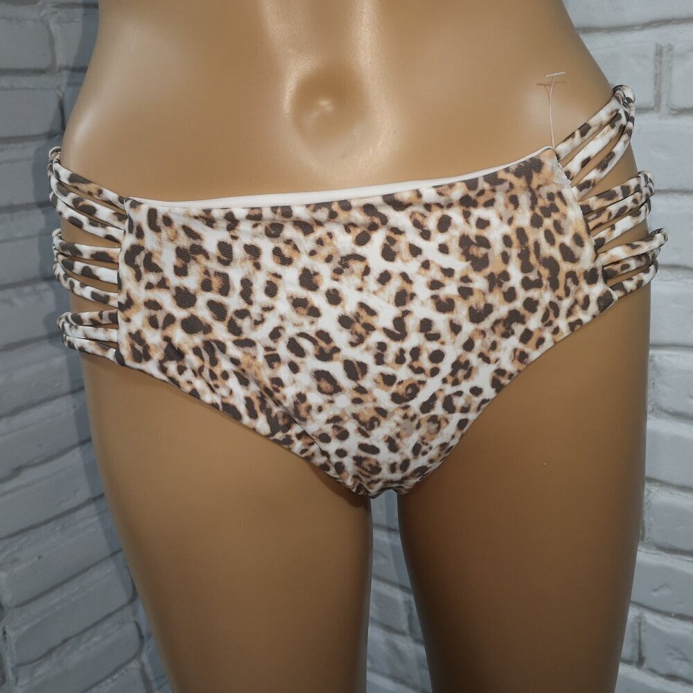 NWT O'Neill Boulder Bottom Full Coverage Ladies Size XL Print Bikini Bottom